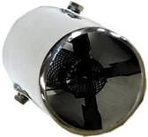 Ponteira cromada com som de turbo.