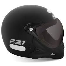 Capacete f-21, com duas viseiras