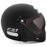 Capacete f-21, com duas viseiras